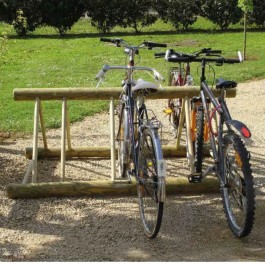 support cycles en bois