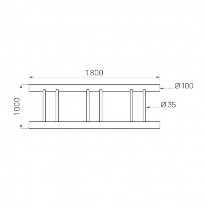 Râtelier vélos en bois