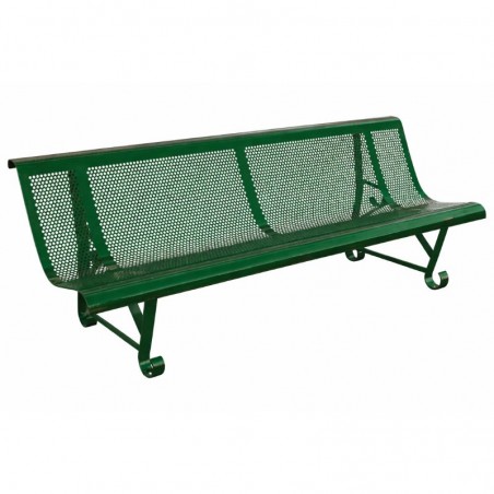 Banc public en métal 2 pieds