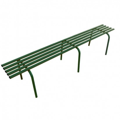 Banquette publique en métal