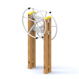 Agrès sportif extérieur sénior roue