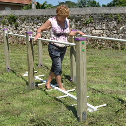 module parcours sportif senior barres parallèles