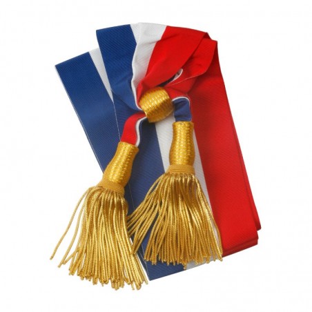 Echarpes Standard - Ruban tricolore en ottoman - Largeur 110 mm Maire