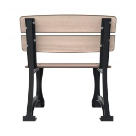 Fauteuil de ville HPL chêne clair vue de dos