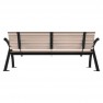 Banc compact HPL avec accoudoirs