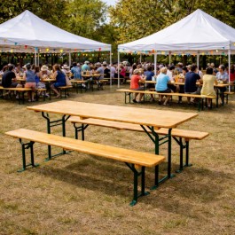 Set brasserie 1 table 2 bancs