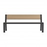 Banc compact HPL plein et acier