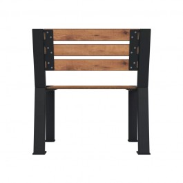 Fauteuil urbain HPL lames et acier