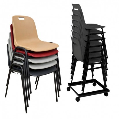 Chaise empilable pour collectivités