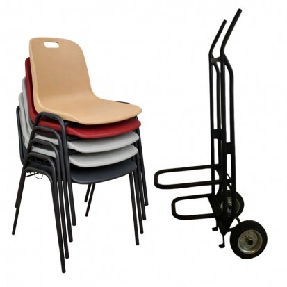 Lot de chaise coque pour collectivités