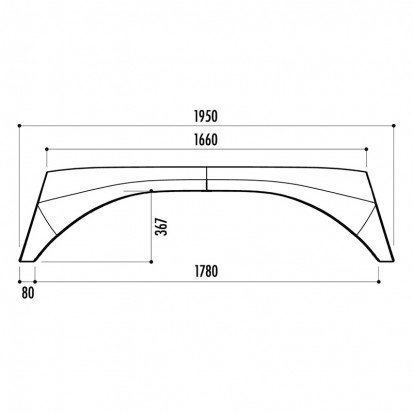 Banquette urbaine design monobloc orange