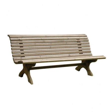banc public en bois