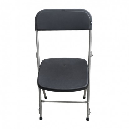 Chaise pliante en polypro et en métal classée au feu M2