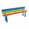 Banc enfant PEHD et acier version maternelle