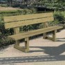 Banc espace public Porto PROCITY en bois