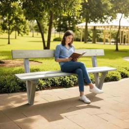 banc extérieur bois dans un parc