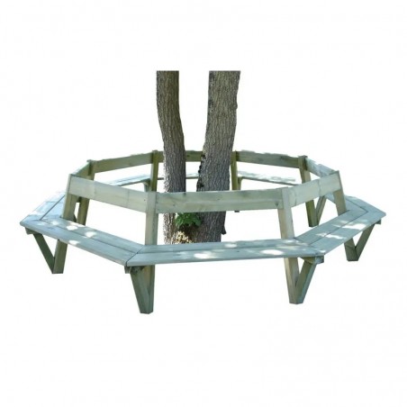 Banc tour d'arbre en bois Turin PROCITY