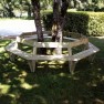 Banc tour d'arbre en bois Turin PROCITY
