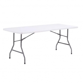 Table pliante en polypro blanc