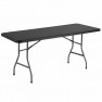 20 tables rectangles pliantes + 120 chaises métalliques + chariot