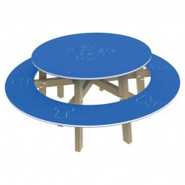 Table pique-nique enfant PEHD et bois