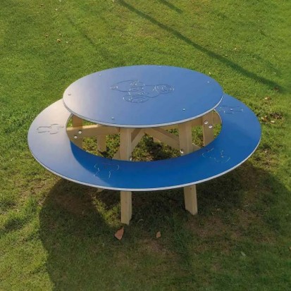 Table pique-nique enfant PEHD et bois