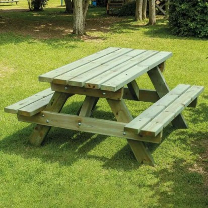 table pique nique bois enfant