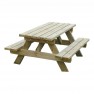 table pique nique bois enfant