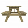 Table de pique-nique enfant Turin Junior en bois