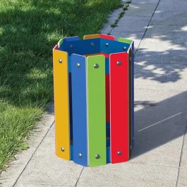Corbeille de propreté pour école