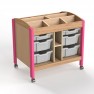Desserte mobile peinture pour maternelle