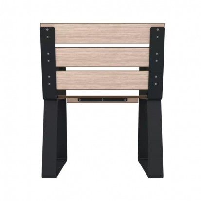 Fauteuil espace public senior HPL effet lames