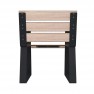 Fauteuil espace public senior HPL effet lames