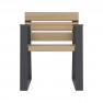 Fauteuil espace public senior HPL effet lames