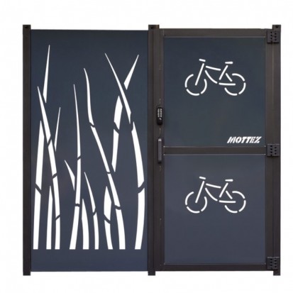 Abri vélo sécurisé Roseau 3x5 m Mottez