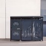 Abri vélo sécurisé Roseau 3x5 m Mottez