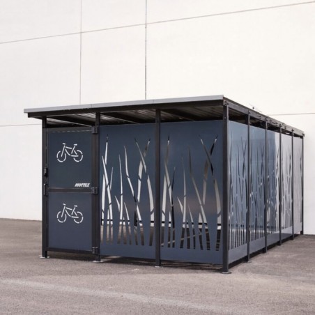Abri vélo sécurisé Roseau 3x5 m Mottez