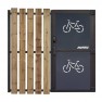 Abri vélo sécurisé Tôle/Bois 3x5 m Mottez