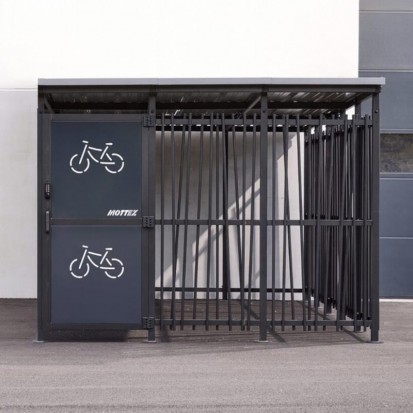 Abri vélo sécurisé Bambou 3x5 m Mottez