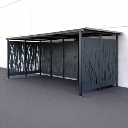 Abri 2 roues Roseau 5x2 m Mottez
