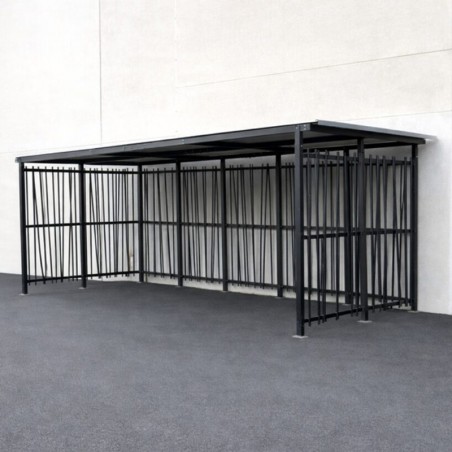 Abri 2 roues Bambou 5x2 m Mottez
