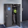 Vestiaires sécurisés pour 2 trottinettes électriques MOTTEZ