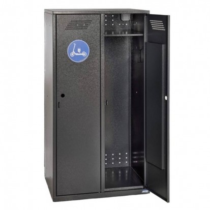 Vestiaires sécurisés pour 2 trottinettes électriques MOTTEZ
