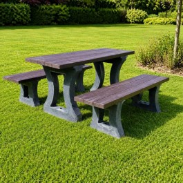 Table de picnic en plastique recyclé