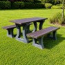 Table de picnic en plastique recyclé