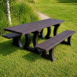 Table de pique-nique en plastique recyclé PMR