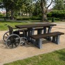Table pmr en plastique recyclé