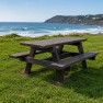 Table picnic en plastique recyclé