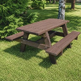 Table de picnic en plastique recyclé