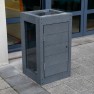 Poubelle publique Vigipirate en plastique recyclé